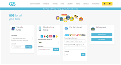 Desktop Screenshot of gospay.net